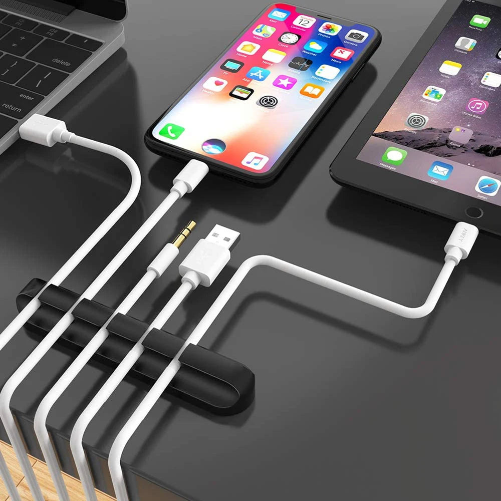 Flexible USB Cable Organizer.