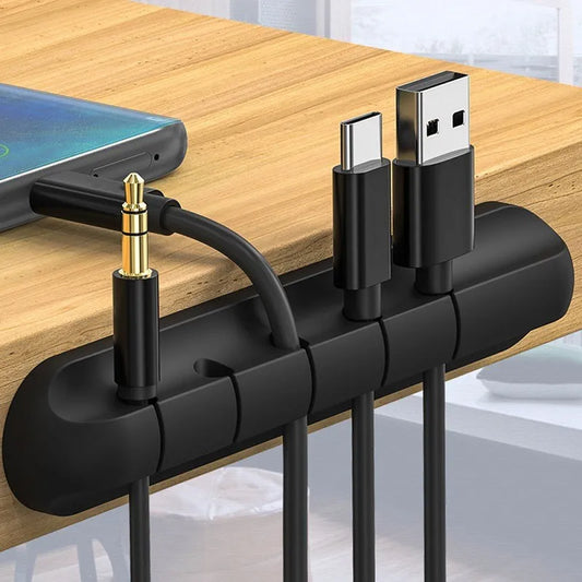 Flexible USB Cable Organizer.